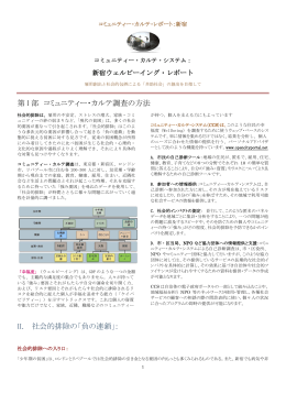 第 I 部 コミュニティー・カルテ調査の方法 II. 社会的