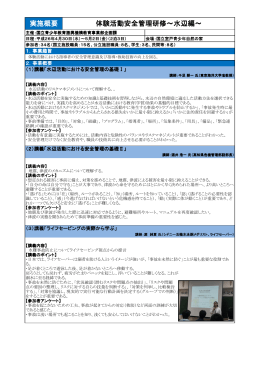 報告書(PDF/415KB) - 独立行政法人 国立青少年教育振興機構