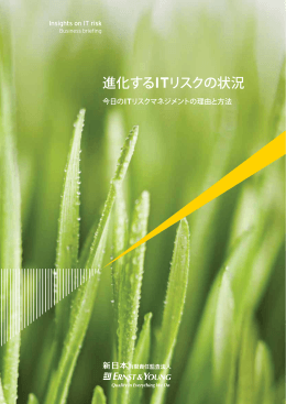 進化するITリスクの状況 - 新日本有限責任監査法人