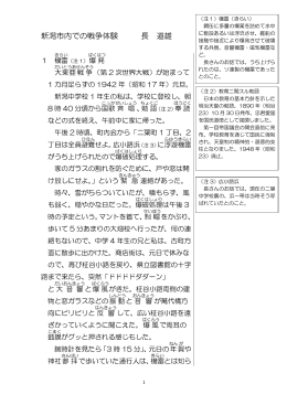 中央区で体験をされた長様の話（PDF：371KB）