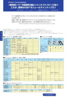 パワー半導体業界の黒船インフィニオンテクノロジーズが放つ! これが