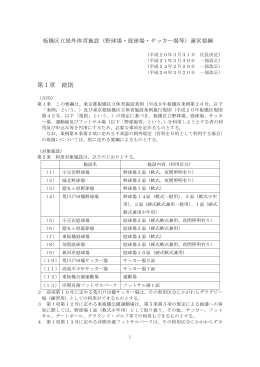野球場・庭球場・サッカー場