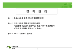 参 考 資 料 - NEXCO 東日本