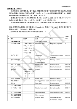 油用種子類