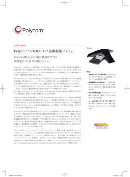 Polycom® CX3000 IP 音声会議システム
