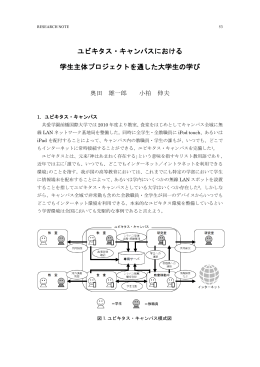 ユビキタス・キャンパスにおける 学生主体プロジェクトを通