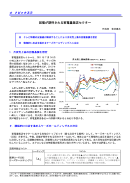 回復が期待される家電量販店セクター 「A」