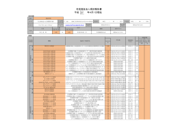 平成27年度 現況報告書
