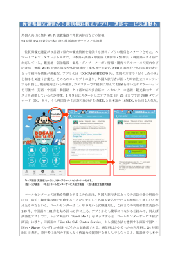 佐賀県観光連盟の6言語無料観光アプリ、通訳サービス連動も