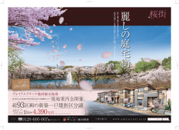 総93区画の新築一戸建街区分譲