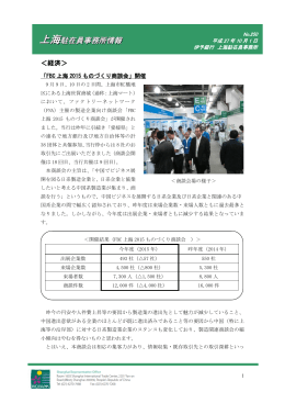 上海駐在員事務所情報