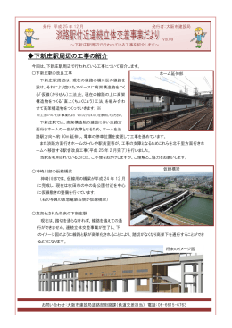 下新庄駅周辺で行われている工事を紹介します～