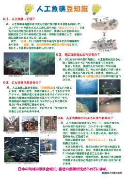 人工魚礁豆知識 - 海洋土木株式会社