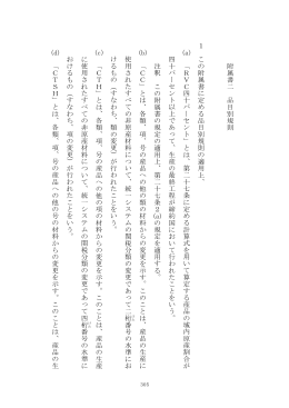 附属書 2 品目別規則（PDF）