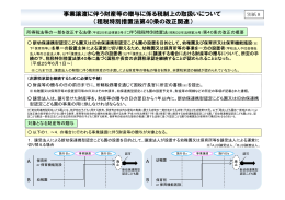 事業譲渡に伴う財産等の贈与に係る税制上の取扱いについて （租税特別