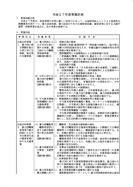 平成 27年度事業計画 - 佐賀県暴力追放運動推進センター