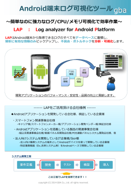 Android端末ログ可視化ツール「LAP」