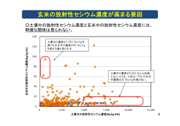 玄米の放射性セシウム濃度が高まる要因