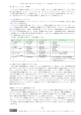 －18－ 18．Reaⅼtiⅿe：実時間 リアルタイム処理との対照として