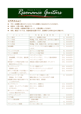 ダウンロード - Resonance Guitars