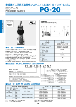 半導体ガス供給系集積化システム（1.125/1.5 インチ）に対応 圧力ゲージ