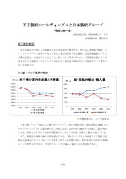 王子製紙ホールディングスと日本製紙グループ