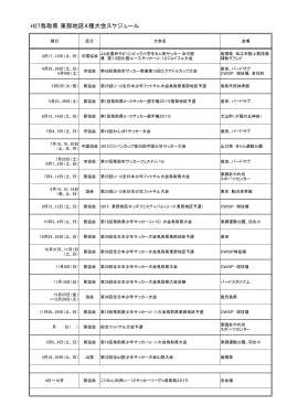 年間ｽｹｼﾞｭｰﾙ - 鳥取市サッカー協会