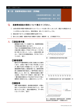 ①訴訟事件数 ②審理期間 ③勝訴率