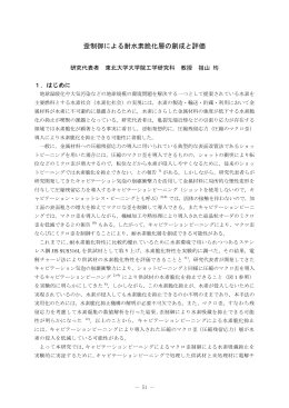歪制御による耐水素脆化層の創成と評価
