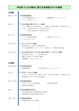 条例施行までの経緯 [63KB pdfファイル]