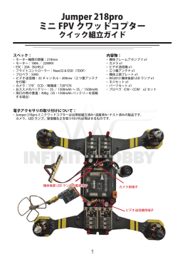 説明書 - Infinity Hobby