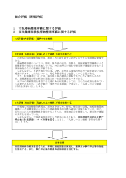 総合評価（新規評価） 2 国民健康保険税滞納整理事務に関する