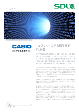ウェブサイトの多言語展開で PV急増