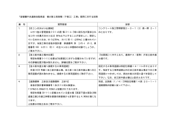 「首都圏中央連絡自動車道 桶川第2高架橋（下部工）工事」質問に対する