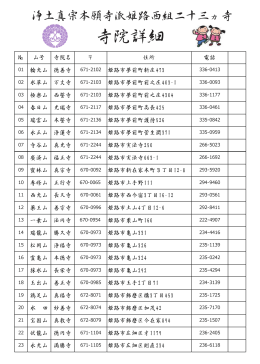 寺院詳細 - 浄土真宗本願寺派 姫路西組