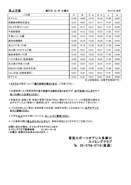 東急スポーツオアシス多摩川 スイミングクラブ 03-3756