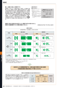 誘導灯 法改正により高輝度誘導灯は