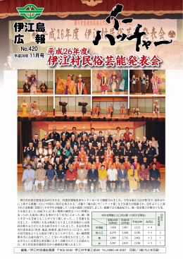 伊江村民俗芸能発表会 伊江村民俗芸能発表会