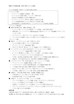 アンコール王朝とアンコール・ワット