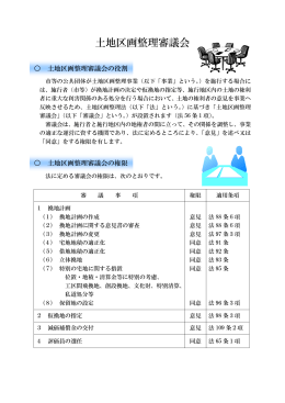 土地区画整理審議会（PDF：81KB）