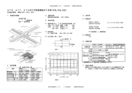 ATS，ATF，ATK式十字型直動転がり支承(CLBS,CLBK,CLBF)