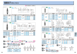 位置決めパイロットピン
