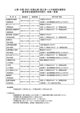 土曜・日曜・祝日（往路出発）直江津～小木航路往復限定 乗用車往復