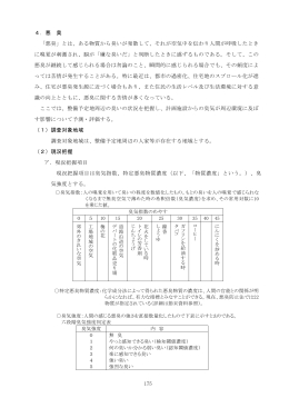 175 4．悪 臭 「悪臭」とは、ある物質から臭いが発散して、それが