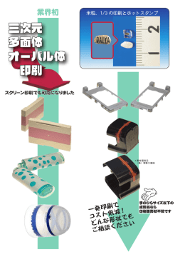 業界初！オーバル・多面体印刷技術（PDF）