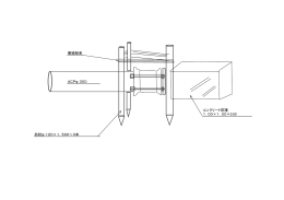 番線結束 ACP&phi; 300 コンクリート防護 1．00&times;1．00&times;0.50 松杭&phi; 120