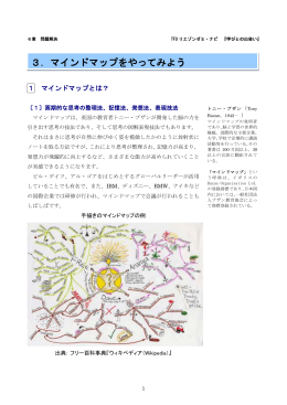 3．マインドマップをやってみよう