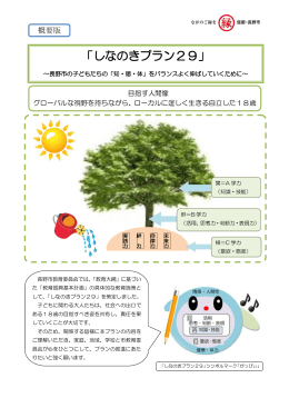 しなのきプラン29 概要 [PDFファイル]