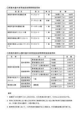 夜間照明使用料 [32KB pdfファイル]