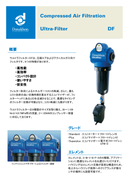 DF ウルトラフィルター ハウジング